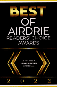 2022 Readers' Choice - BEST OF AIRDRIE - Roofing and Siding GOLD AWARD