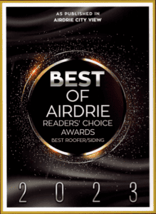 2023 Readers' Choice — BEST OF AIRDRIE Roofing and Siding