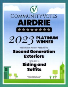 second generation awards and recognition for siding and soffits 2023